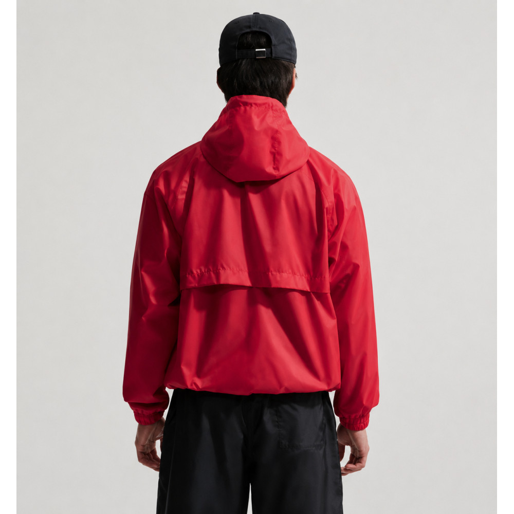 South Korea 2026 Anthem Red Hooded Jacket | America Suits